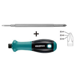 Skrutkovač Whirlpower® 96-8402, 1/4", 150 mm, QuickBit, 4in1