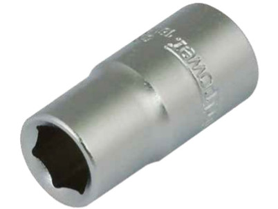 Hlavica Whirlpower® 16121-11, 4 mm, 1/4", Cr-V, 6-point, krátka