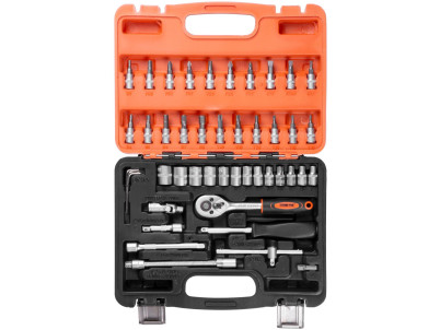 Sada náradia Strend Pro S246, 46 dielna, v kufri, 1/4"
