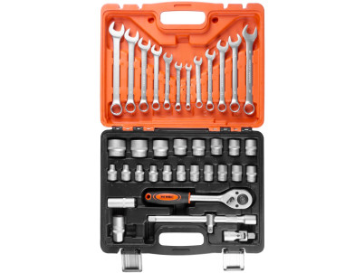 Sada náradia Strend Pro S237, 37 dielna, v kufri, 1/2"