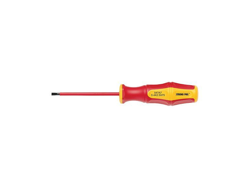 Skrutkovač Strend Pro CX547A, VDE 0.8x4.0x100 mm, plochý, elektrikársky
