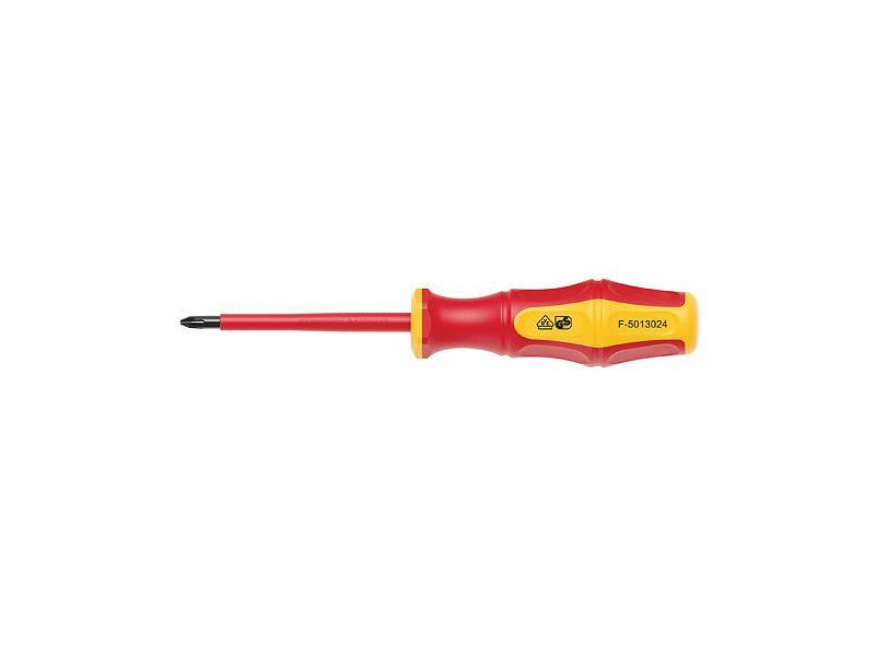 Skrutkovač Strend Pro CX547C, VDE PZ 1x80 mm, Pozidriv, elektrikársky