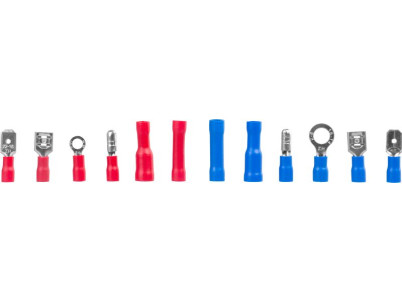 Sada elektrikárskych konektorov Strend Pro TS411, na káble, s bužírkou, 144 ks Sada elektrikárskych konektorov Strend Pro TS411, na káble, s bužírkou, 144 ks