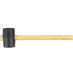 Kladivo Strend Pro 230 g, gumené, Blackhead, drevená rúčka