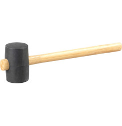 Kladivo Strend Pro 230 g, gumené, Blackhead, drevená rúčka