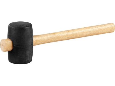 Kladivo Strend Pro 450 g, gumené, Blackhead, drevená rúčka