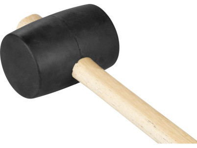 Kladivo Strend Pro 900 g, gumené, Blackhead, drevená rúčka