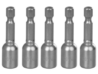 Hlavica s magnetom Strend Pro MS84, 8 mm, 1/4", magnetický držiak bitov, bal. 5 ks
