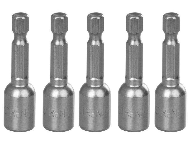 Hlavica s magnetom Strend Pro MS84, 8 mm, 1/4", magnetický držiak bitov, bal. 5 ks
