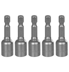 Hlavica s magnetom Strend Pro MS84, 10 mm, 1/4", magnetický držiak bitov, bal. 5 ks