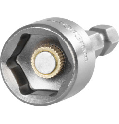Hlavica s magnetom Strend Pro MS84, 13 mm, 1/4", magnetický držiak bitov, bal. 5 ks
