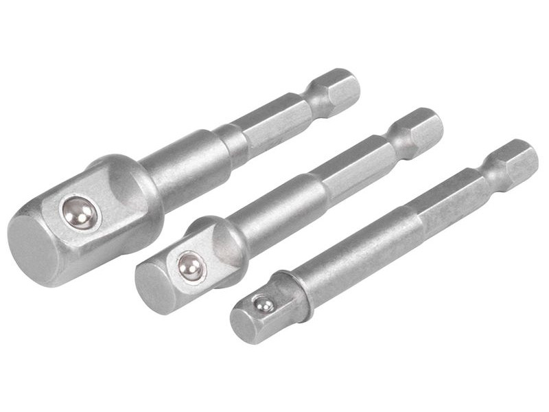 Sada adaptérov Strend Pro, do vŕtačky, 1/4", 3/8", 1/2"