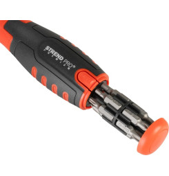 Skrutkovač Strend Pro Premium, sada, s 12 bitmi, torx + ploché + Philips