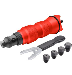 Nadstavec na vŕtačku Strend Pro Premium, 1/4", 2,4 - 6,4 mm nitovací, pre trhacie nity, v kufri