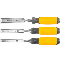 Sada dlát Strend Pro Premium, na drevo, 12-19-25 mm