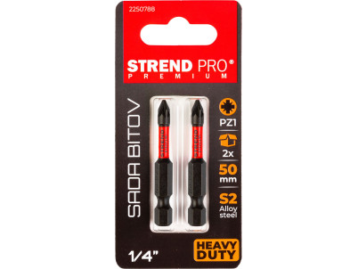 Bit Strend Pro Premium Pozidriv, PZ 1, bal. 2 ks