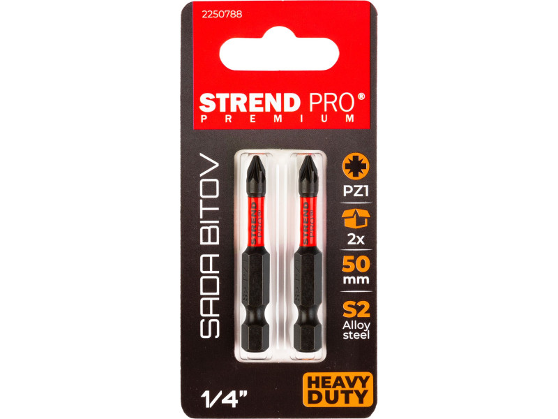 Bit Strend Pro Premium Pozidriv, PZ 1, bal. 2 ks