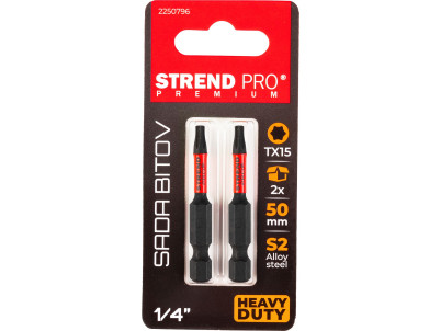 Bit Strend Pro Premium Torx, T 15, bal. 2 ks