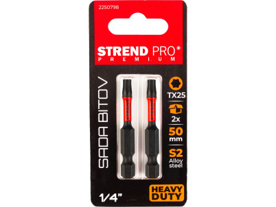Bit Strend Pro Premium Torx, T 25, bal. 2 ks