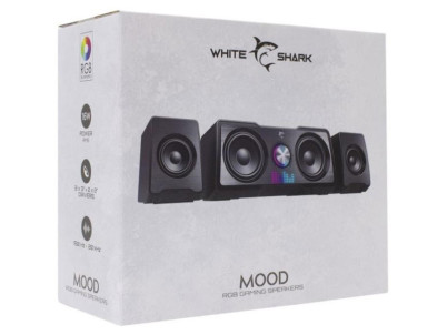 MOOD Speakers 2.2 black WHITE SHARK