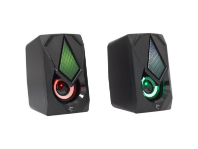 BEAT speakers 2.0 RGB black WHITE SHARK