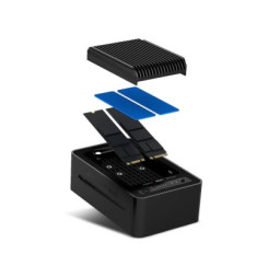 FANTEC 2x NVMe rámček +klonovanie NVMe-X2U32-20G