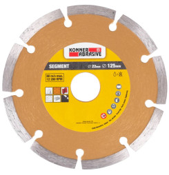 Kotúč KONNER D71003 125 mm, diamantový, segment