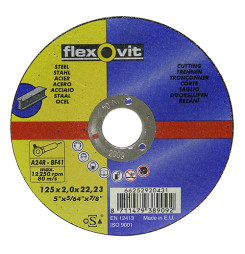 Kotúč flexOvit 20431 125x2,0 A24R-BF41, rezný na kov