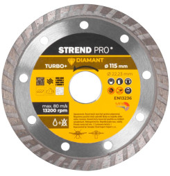 Kotúč Strend Pro 521C, 115 mm, diamantový, Turbo +