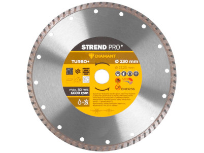 Kotúč Strend Pro 521C, 230 mm, diamantový, Turbo +