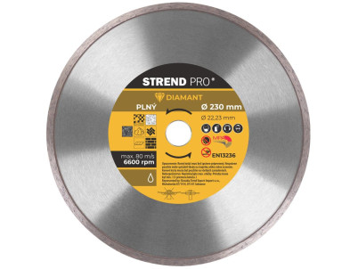 Kotúč Strend Pro 521B, 230 mm, diamantový, plný