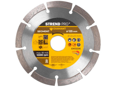 Kotúč Strend Pro 521A, 125 mm, diamantový, segment
