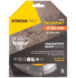 Kotúč Strend Pro 521A, 125 mm, diamantový, segment