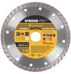Kotúč Strend Pro 521C, 150 mm, diamantový, Turbo +
