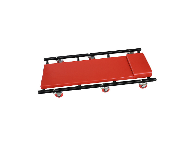 Lehátko TR6451 BigRed, červené, 930x440 mm, servisné na kolieskach