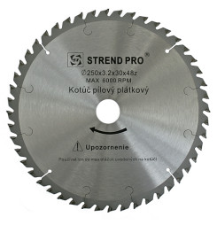 Kotúč Strend Pro SuperSaw NWP 160x2,5x20 24T, na drevo, pílový, SK plátky
