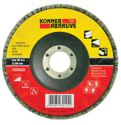 Kotúč KONNER D22 115x22 mm, A80, AluOxide, vejarový, lamelový