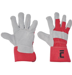 Rukavice EIDER RED 11/XXL, červené, kombinované