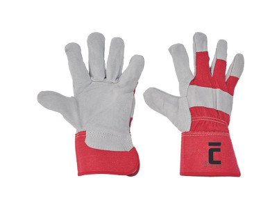 Rukavice EIDER RED 11/XXL, červené, kombinované