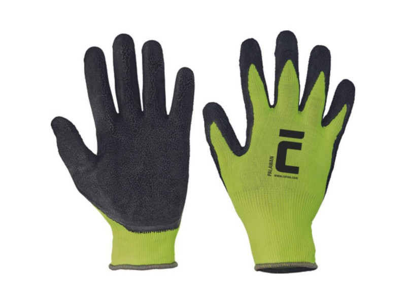 Rukavice PALAWAN 10/XL, nylon, Latex