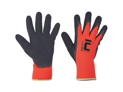 Rukavice PALAWAN Winter Orange, zimné, zateplené, 09/L, nylon, Latex