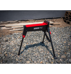 Stôl Strend Pro Premium WB955, max. 300 kg, pracovný držiak, multifunkčná skladacia trojnožka so zverákom