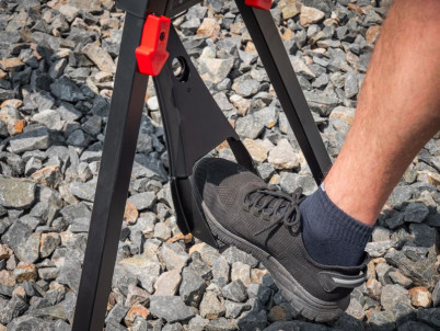 Stôl Strend Pro Premium WB955, max. 300 kg, pracovný držiak, multifunkčná skladacia trojnožka so zverákom