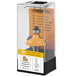Fréza do dreva Strend Pro S12 mm, YC4505, frézka do hornej frézy, D38.6 H15.9 R5.6 B12.7