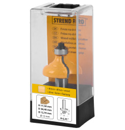 Fréza do dreva Strend Pro S12 mm, YC2404, frézka do hornej frézy, D38.40 H17.50 R6.35 B12.70