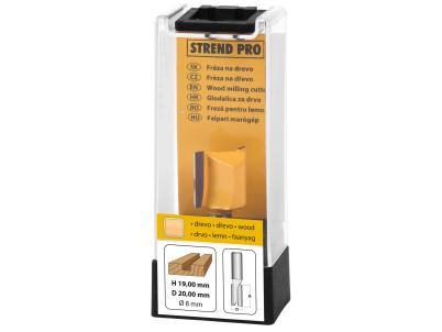 Fréza do dreva Strend Pro S8 mm, YC0206, frézka do hornej frézy, D20 H19