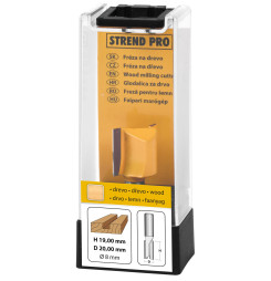 Fréza do dreva Strend Pro S12 mm, YC0206, frézka do hornej frézy, D20 H19