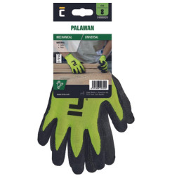 Rukavice PALAWAN 11/XXL, nylon, Latex, s blistrom