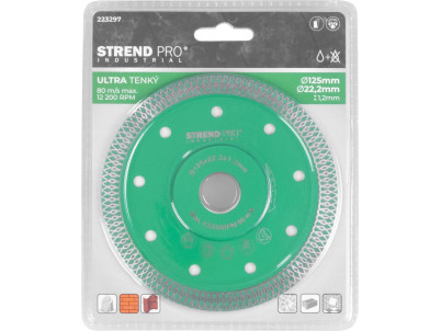 Kotúč Strend Pro Industrial 125x22.2x1.2 mm, diamantový, ultra tenký