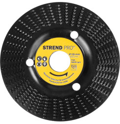 Kotúč Strend Pro, 125 mm, rašpľový na drevo, jemný, na uhlovú brúsku